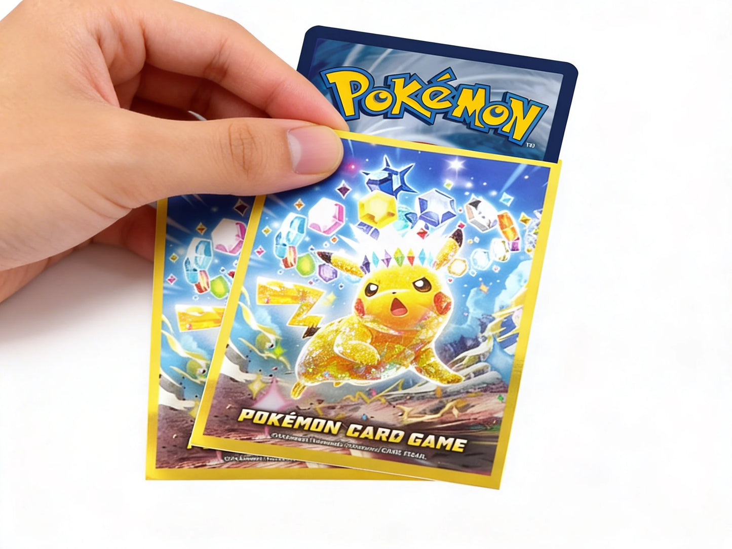 Pokémon Center: Stellar Pikachu Premium Gloss Card Sleeves- PokeTCG.in