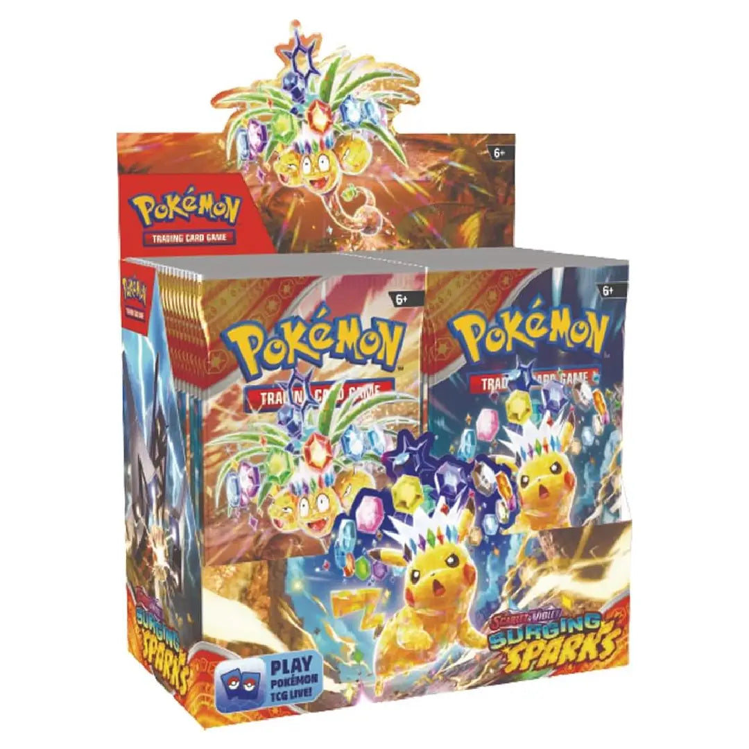 Pokémon TCG Surging Sparks Sealed Display Box – Scarlet & Violet (36 Booster Packs)