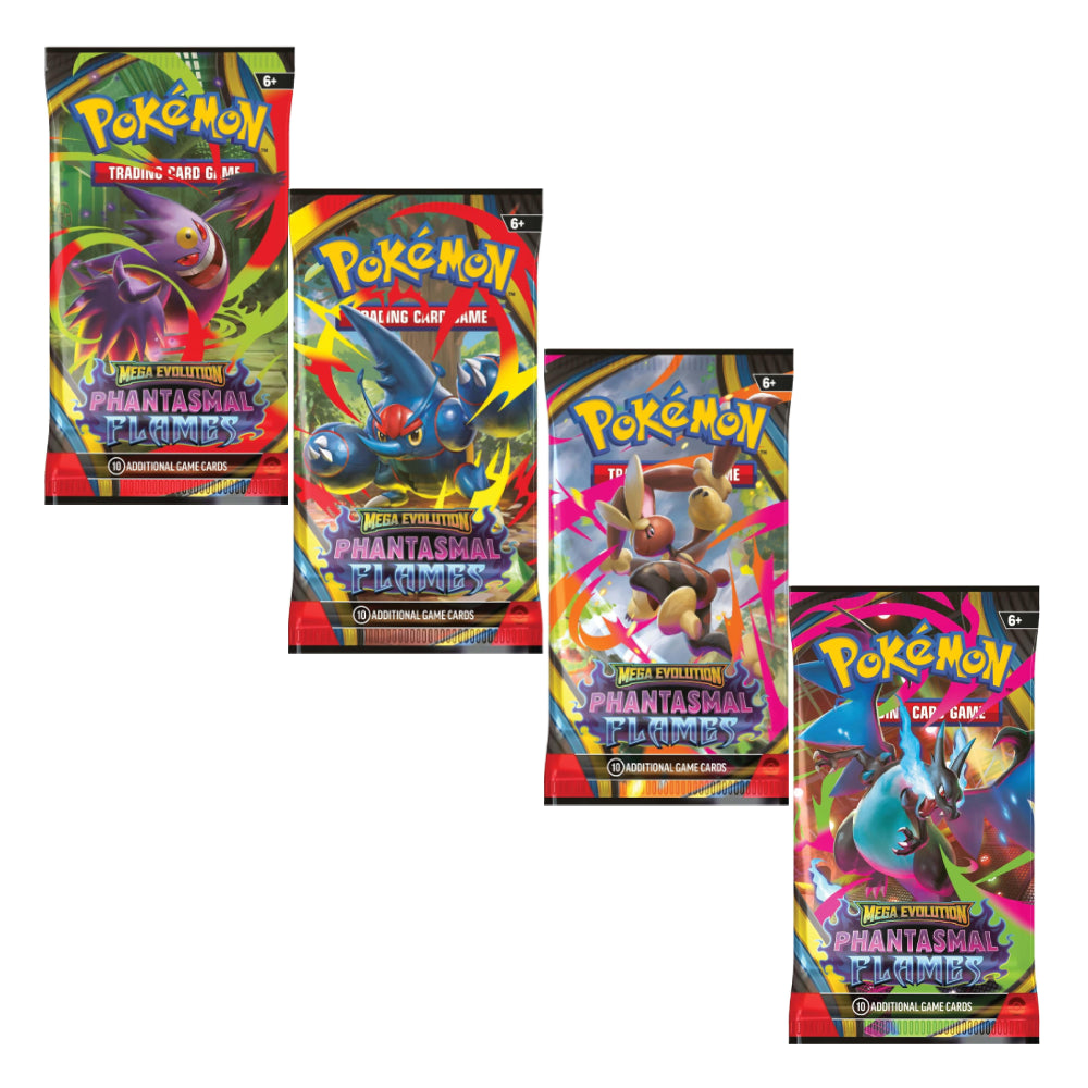 Pokémon Mega Evolution Phantasmal Flames Booster Display 36 Packs Rip N Ship