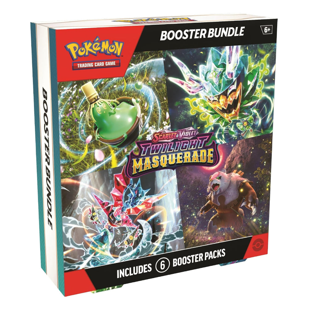 Pokémon Scarlet & Violet Twilight Masquerade Booster Bundle 6 Packs Rip N Ship