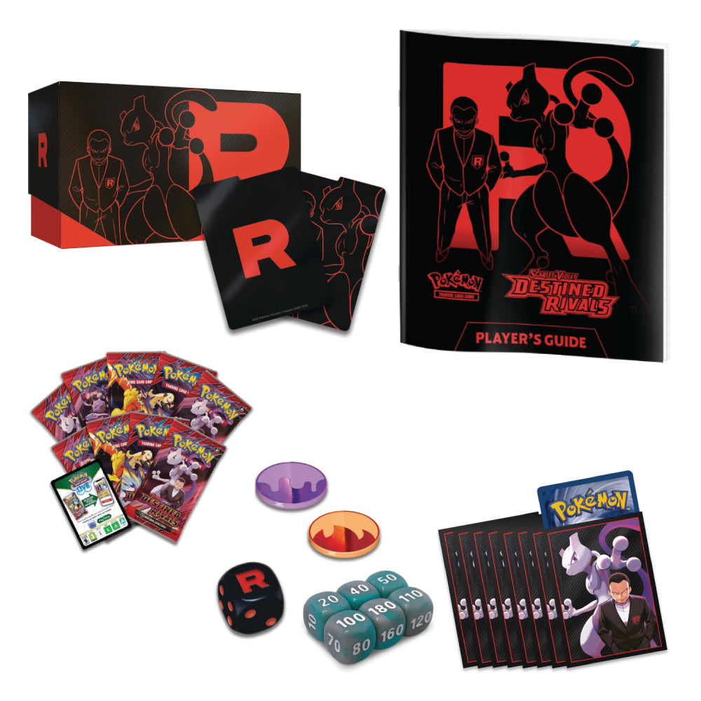 Pokémon Scarlet & Violet Destined Rivals Elite Trainer Box 9 Packs Rip N Ship