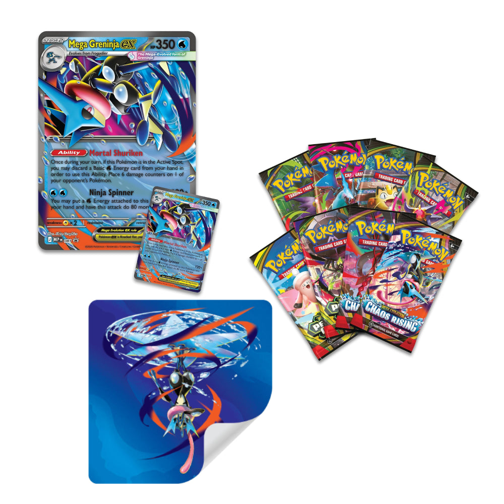 Pokémon TCG Mega Greninja ex Ultimate Premium Collection Box Rip N Ship