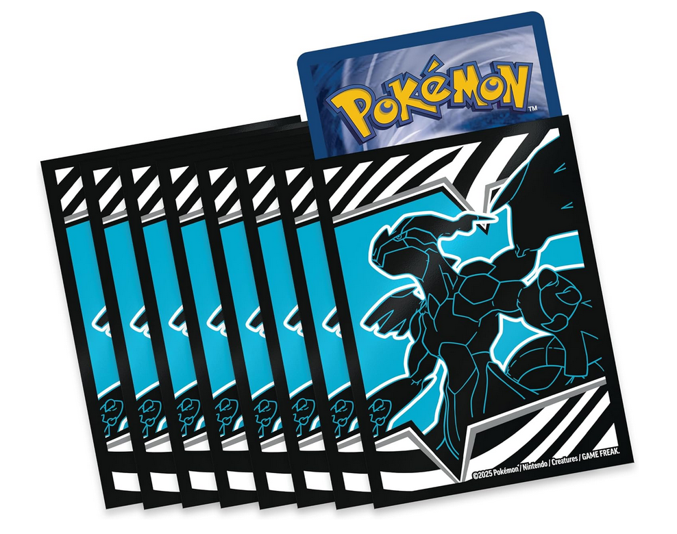Pokémon trading card with black and blue design on a white background