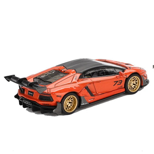 MINI GT LB★WORKS Lamborghini Aventador Limited Edition Orange MDX 2025 #1133 – 1:64 Diecast Model Car
