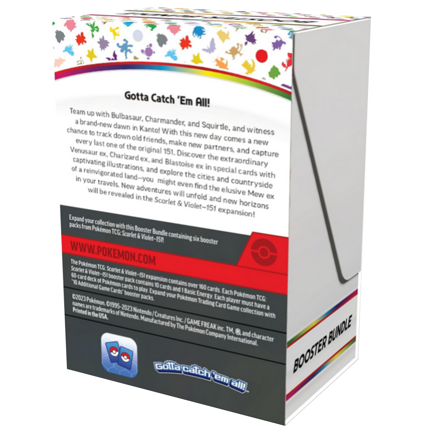 Pokémon trading card game booster bundle packaging with colorful design and text.