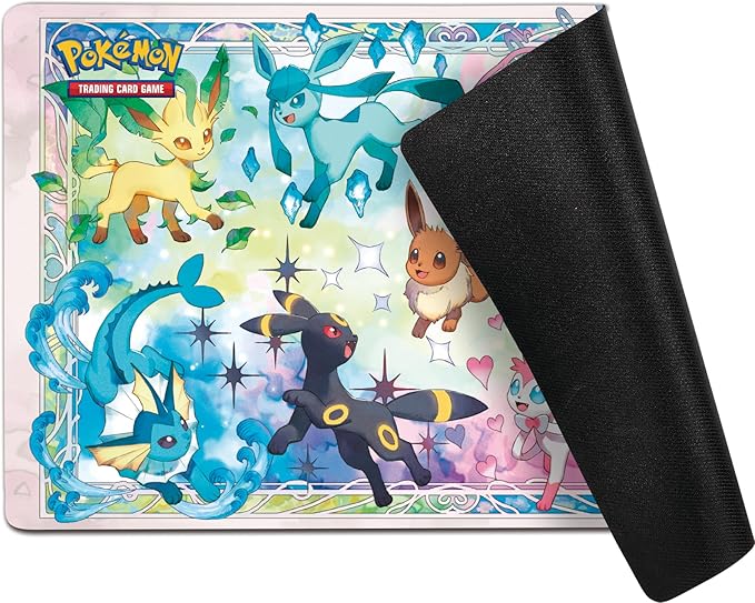 Pokémon trading card game packaging with character illustrations on a white background