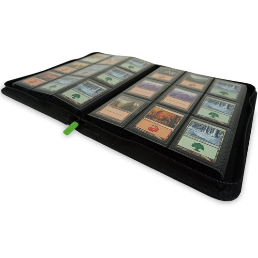 Vault X 4-Pocket Trading Card Zip Binder – 360 Card Capacity – Premium Exo-Tec Water-Resistant Album for TCG & Sports Cards