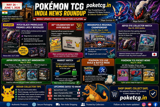 Pokémon TCG India News: Pitch Black Promos, 30th Celebration & Abyss Eye