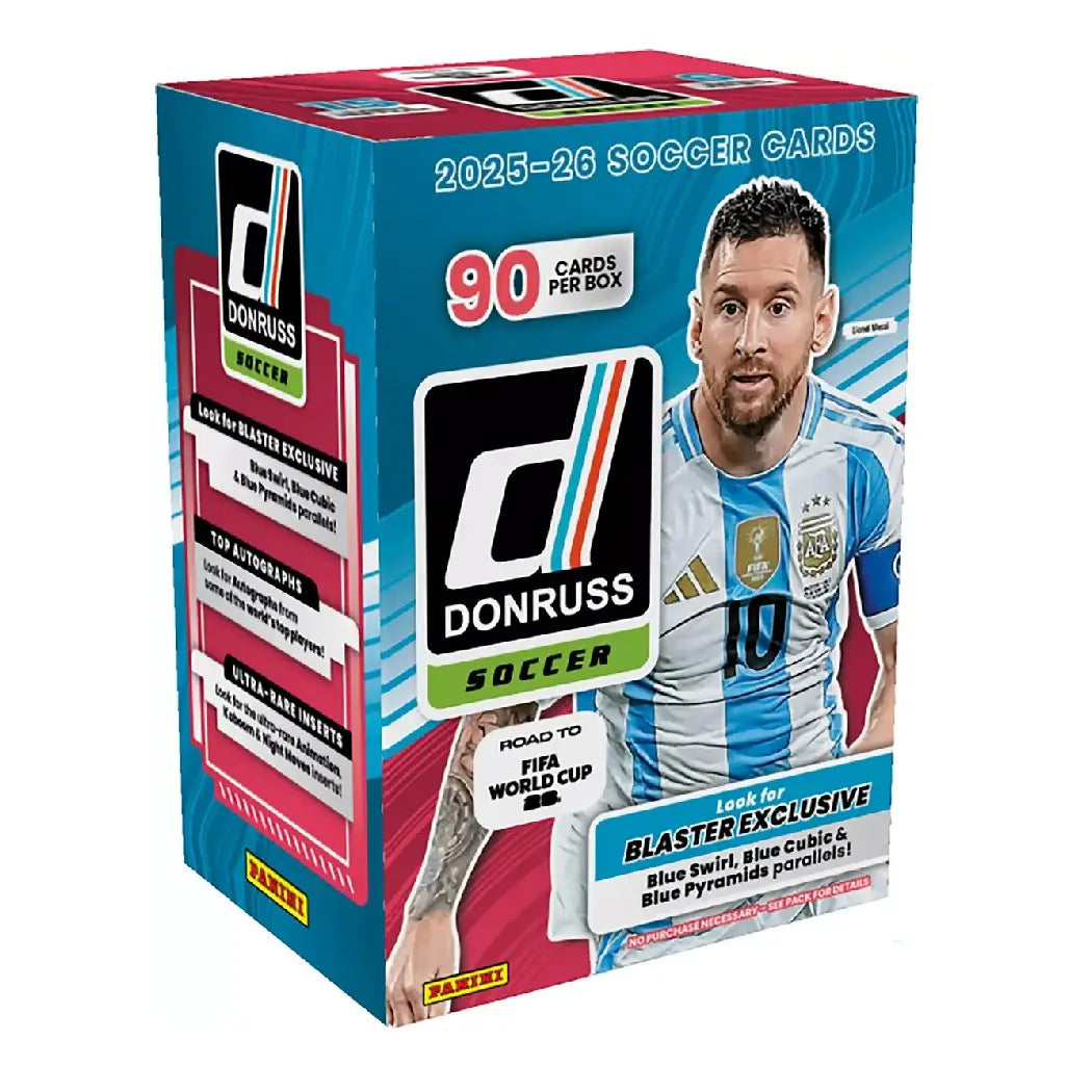 2025-26 Panini Donruss Soccer Road to FIFA World Cup Factory Sealed Blaster Box