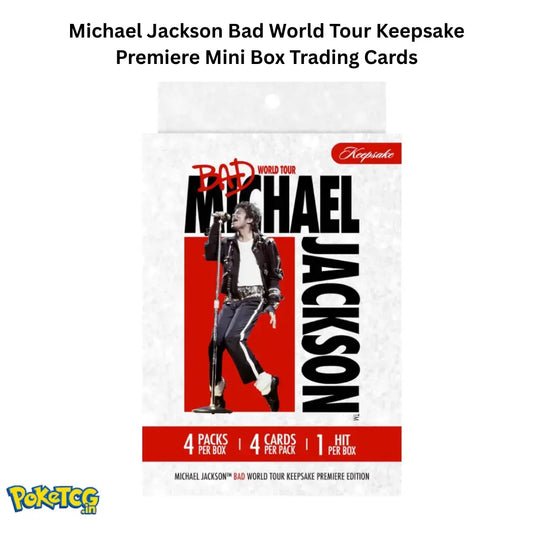 Michael Jackson Bad World Tour Keepsake Premiere Mini Box Trading Cards