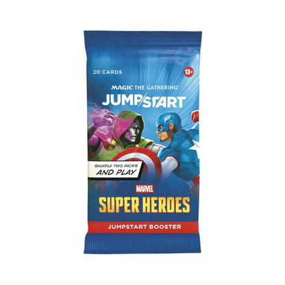 Magic: The Gathering | Marvel Super Heroes Jumpstart Booster Box | 24 Packs | 2-Player Card Game
