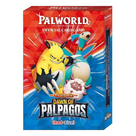 Palworld TCG Dawn of Palpagos Red Blue & Green Purple Trial Decks 1st Edition English Sealed