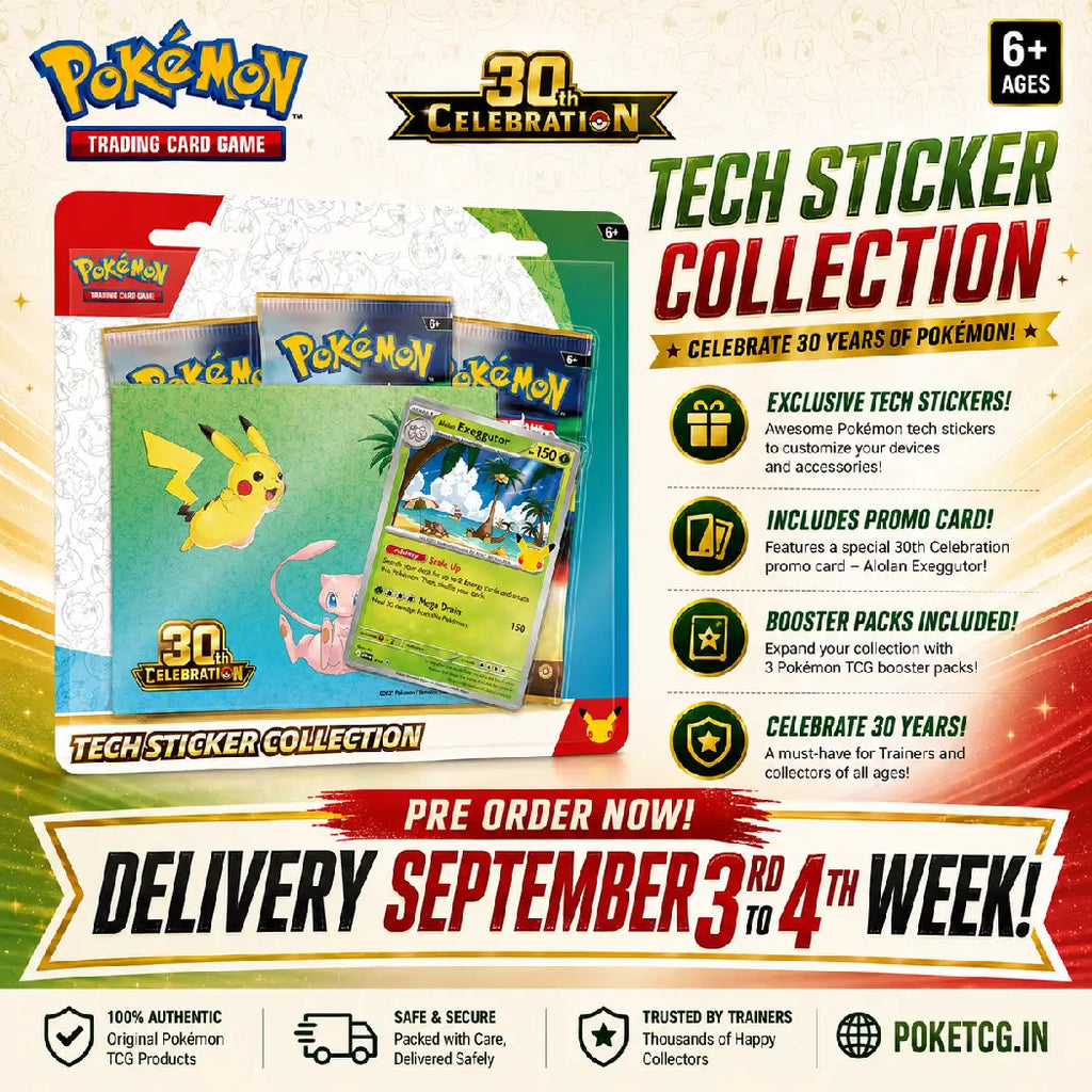 Pokémon TCG – 30th Celebration Tech Sticker Collection