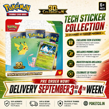 Pokémon TCG – 30th Celebration Tech Sticker Collection