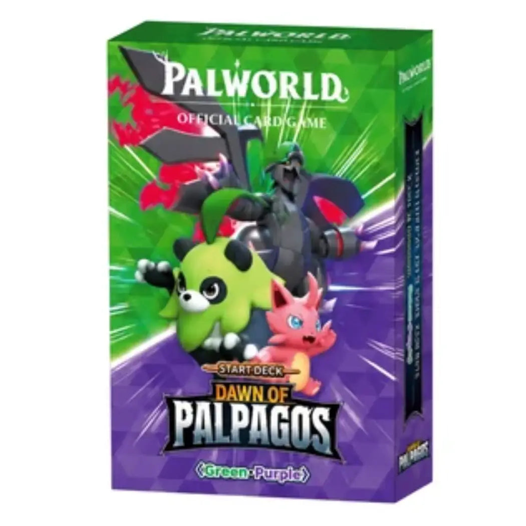 Palworld TCG Dawn of Palpagos Red Blue & Green Purple Trial Decks 1st Edition English Sealed