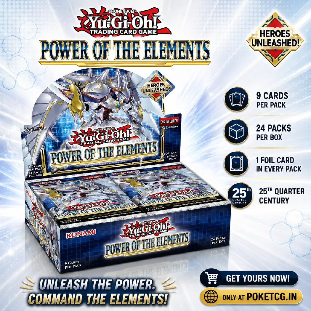 Yu-Gi-Oh! Trading Card Game – Power of the Elements Booster Box (English)