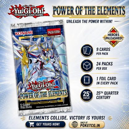 Yu-Gi-Oh! Trading Card Game – Power of the Elements Booster Pack