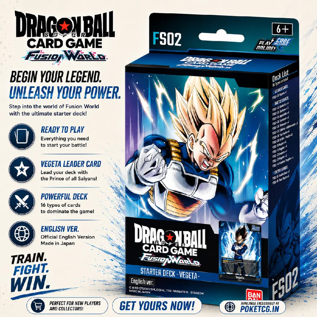 Dragon Ball Super Card Game Fusion World Starter Deck – Vegeta [FS02]