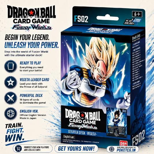 Dragon Ball Super Card Game Fusion World Starter Deck – Vegeta [FS02]
