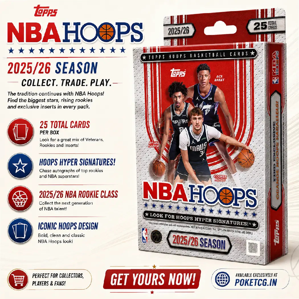 2025/26 Topps NBA Hoops Basketball Cards Box