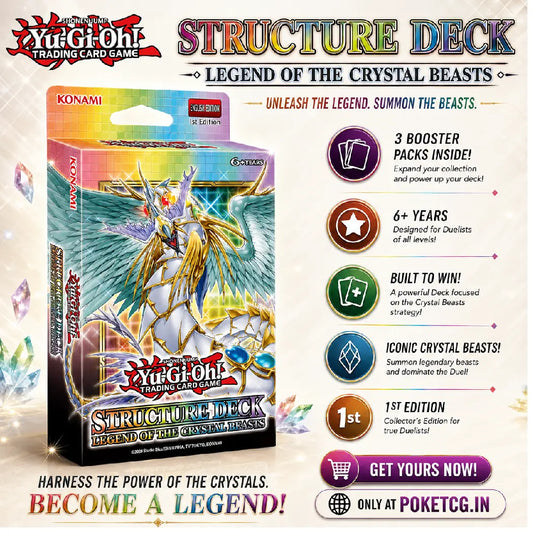 Yu-Gi-Oh! Trading Card Game – Structure Deck: Legend of the Crystal Beasts (English)