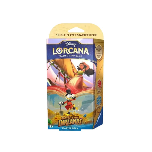 Disney Lorcana Trading Card Game – Into the Inklands Starter Deck: Amber & Emerald