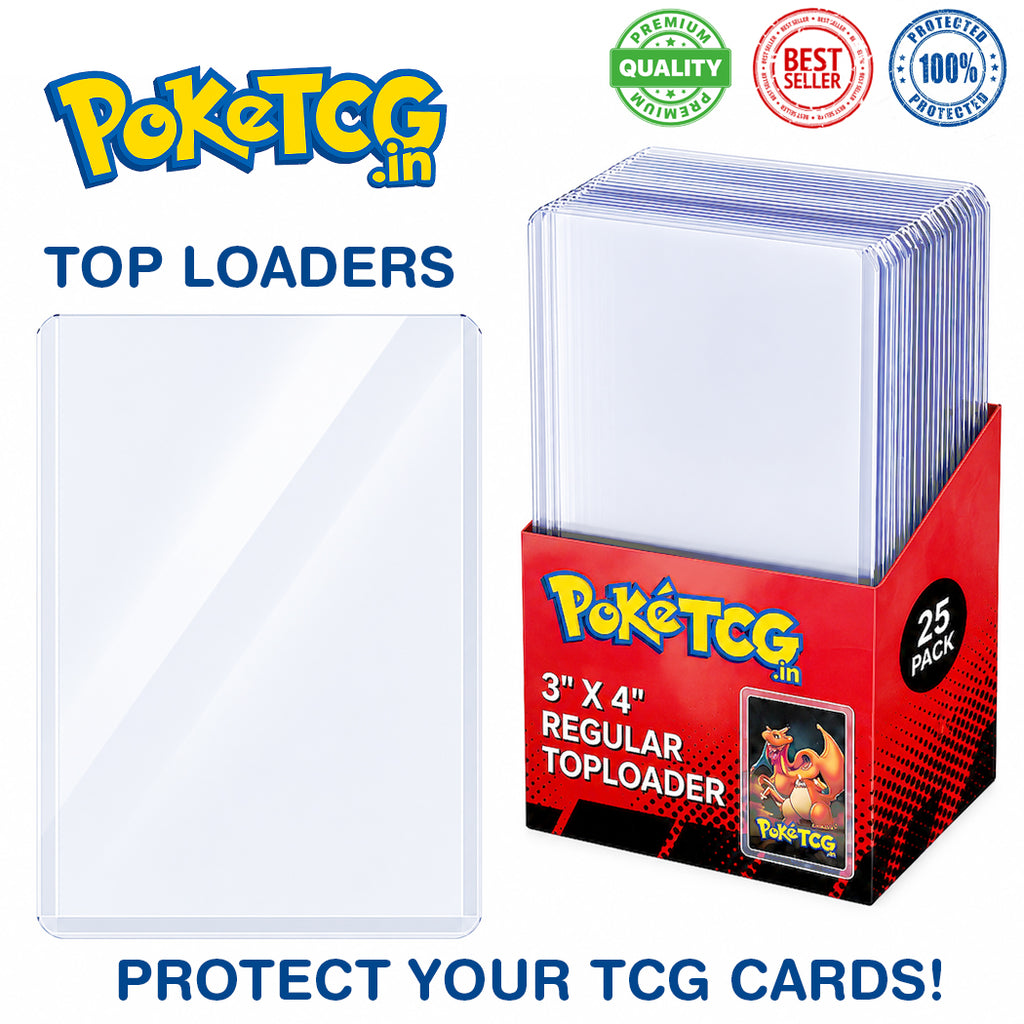 3" x 4" Premium Card Top Loader (35PT) – Hard Plastic Trading Card Protector (Single Piece)