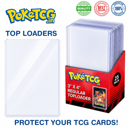 3" x 4" Premium Card Top Loader (35PT) – Hard Plastic Trading Card Protector (Single Piece)