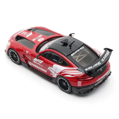 HappyCar Mercedes-AMG GT Black Series F1 Safety Car Red ME-01 – 1:64 Diecast Collectible Model Car