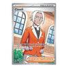 A Pokémon trading card featuring Clavell, a Supporter Trainer. The card has a silver border with character art of Clavell in an orange suit, set against a clean white background.