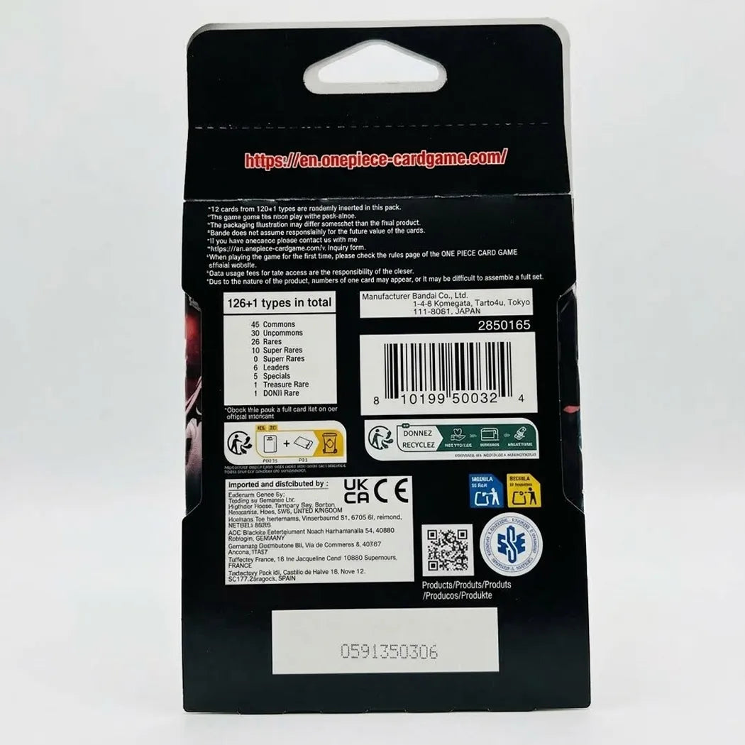 One Piece OP-16 The Time of Battle Sleeved Booster Pack – English Edition
