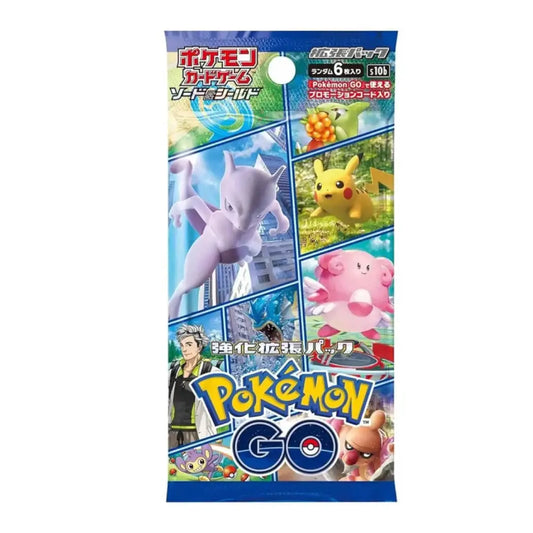 Pokémon GO Sword & Shield S10b Japanese Booster Pack (6 Cards)