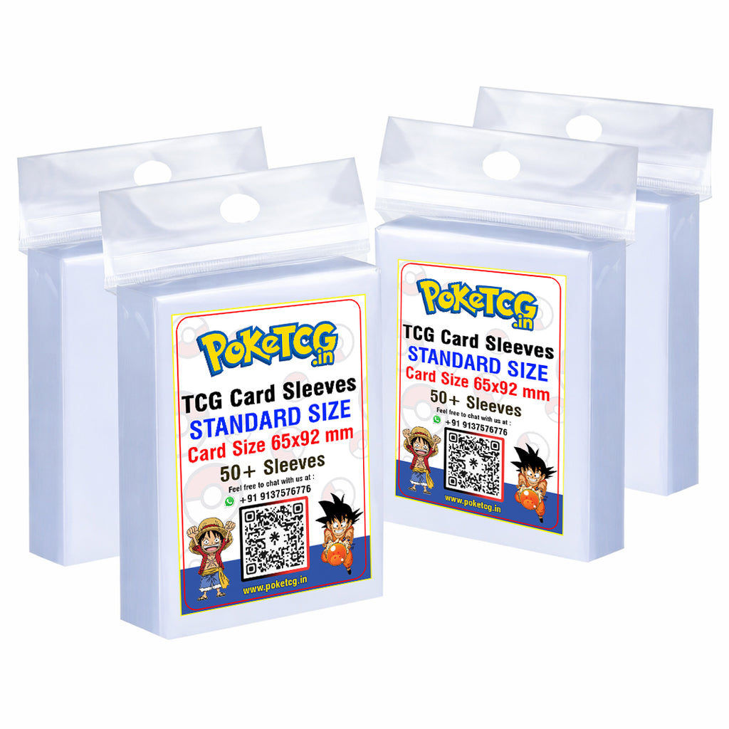 Ultra Clear Card Sleeves 50+ Standard Size