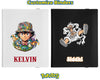 Custom 9 Pocket Trading Card Binder – Personalized Multi-Color Album with Strap