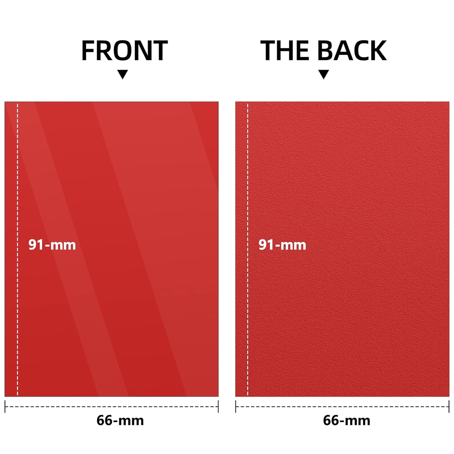 Mlikero 1 Quantity =100 Count Card Sleeves, Baseball Card Sleeves for Standard Cards, 10 Colors Trading Cards Sleeves Fit for MTG, Football Card, Sports Cards, Game Cards