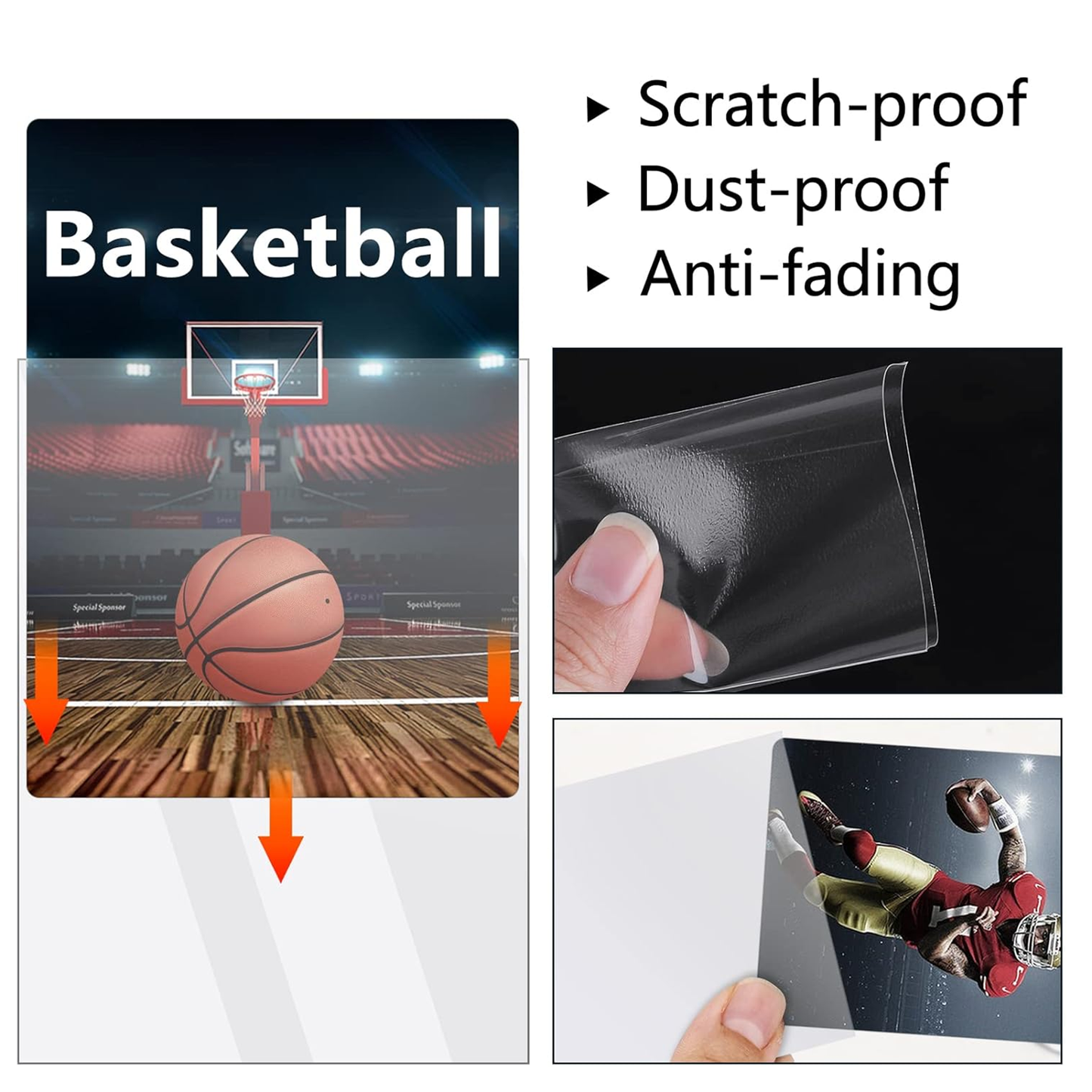 Mlikero 1 Quantity =100 Count Card Sleeves, Baseball Card Sleeves for Standard Cards, 10 Colors Trading Cards Sleeves Fit for MTG, Football Card, Sports Cards, Game Cards