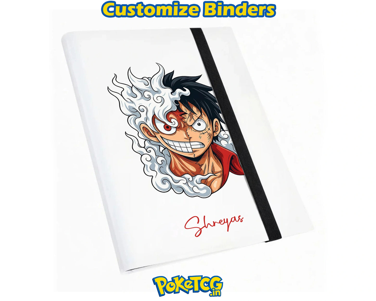 Custom 9 Pocket Trading Card Binder – Personalized Multi-Color Album with Strap