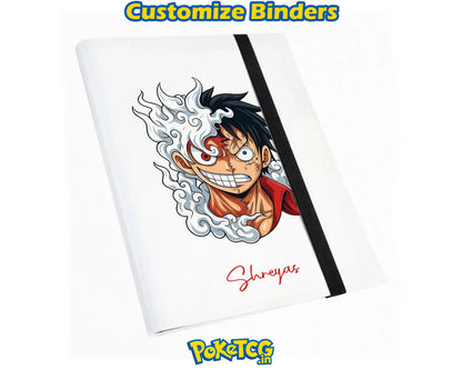 Custom 9 Pocket Trading Card Binder – Personalized Multi-Color Album with Strap