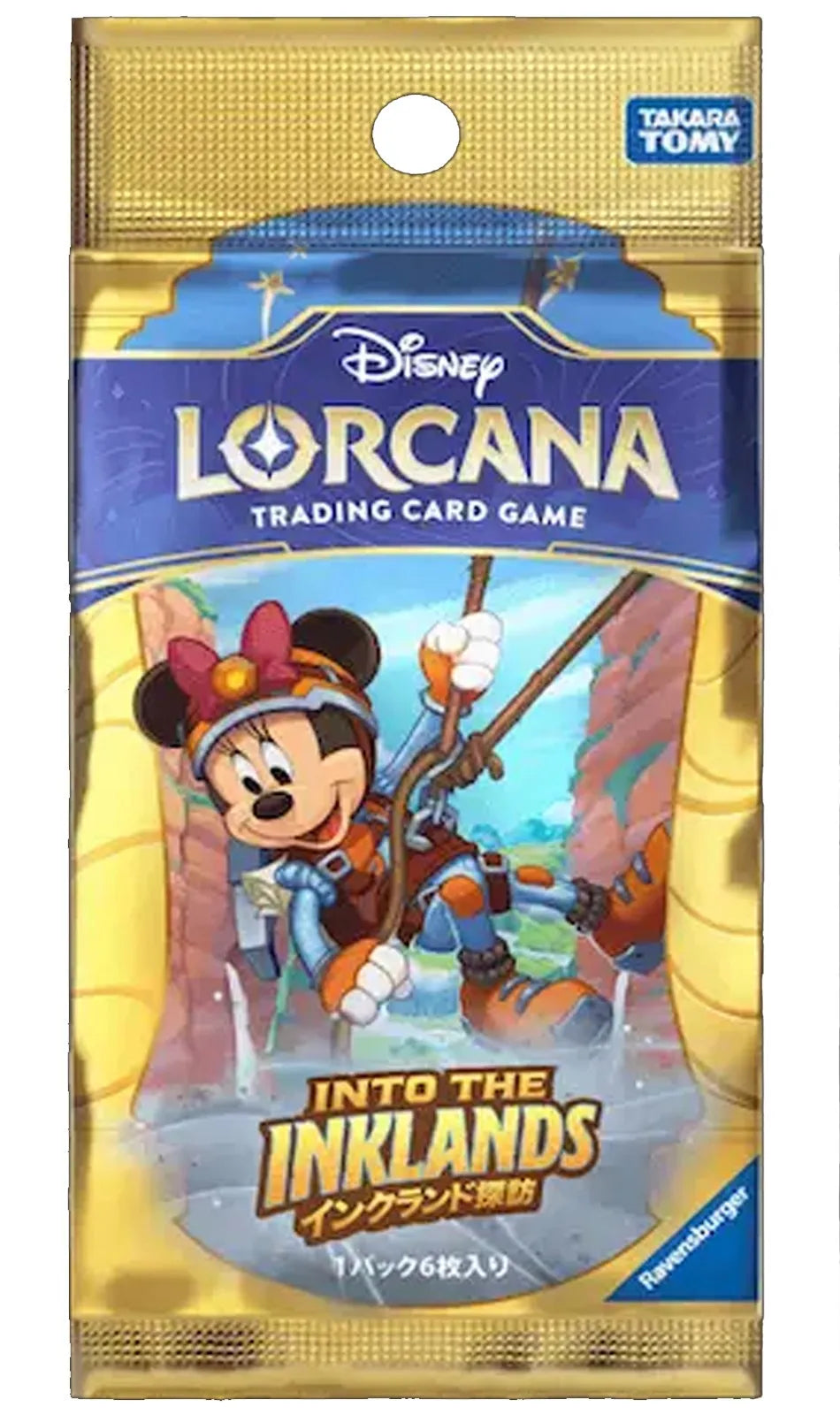 Disney Lorcana Trading Card Game – Into the Inklands Japanese Booster Pack (Random Artwork)