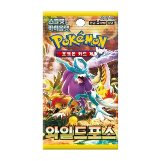 Pokemon TCG Cards Temporal Forces Wild Force Booster Pack (Korean Version)