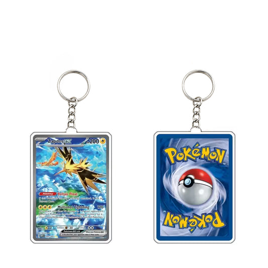 Pokémon Acrylic Character Keychain – Cute Anime Backpack Keyring