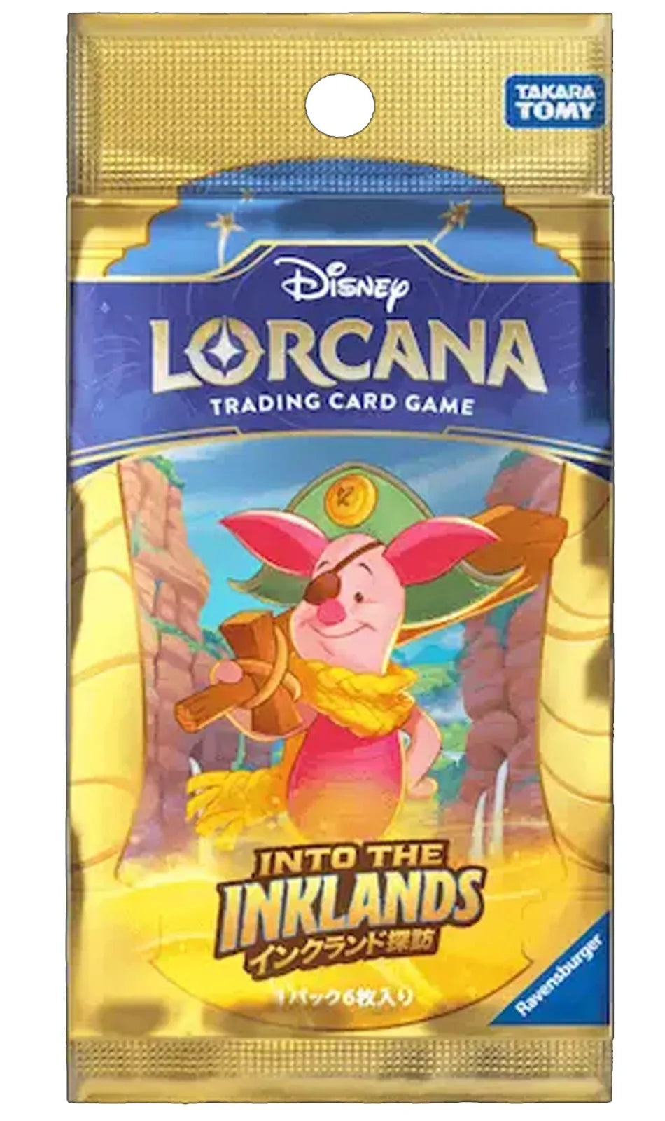 Disney Lorcana Trading Card Game – Into the Inklands Japanese Booster Pack (Random Artwork)