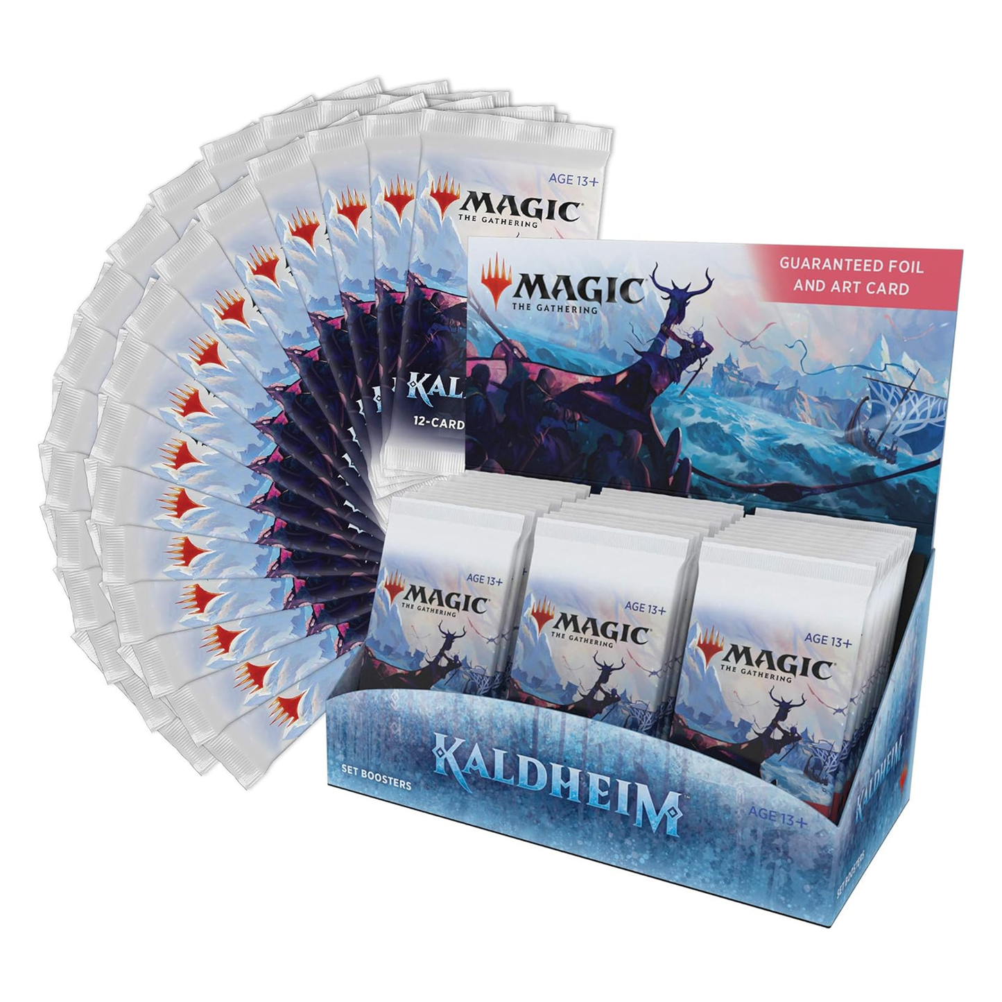 Magic: The Gathering Wizards of The Coast Kaldheim Set Booster Box | 30 Packs (360 Magic Cards)