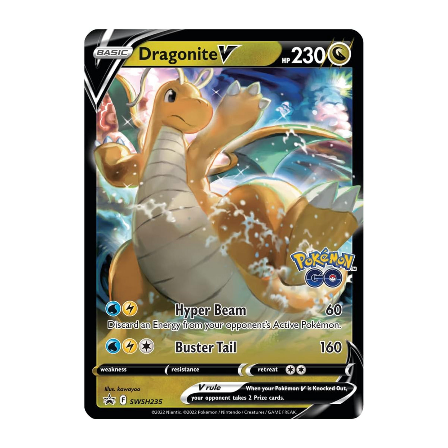 Pokemon TCG: Pokemon GO Premier Deck Holder Collection Dragonite VSTAR