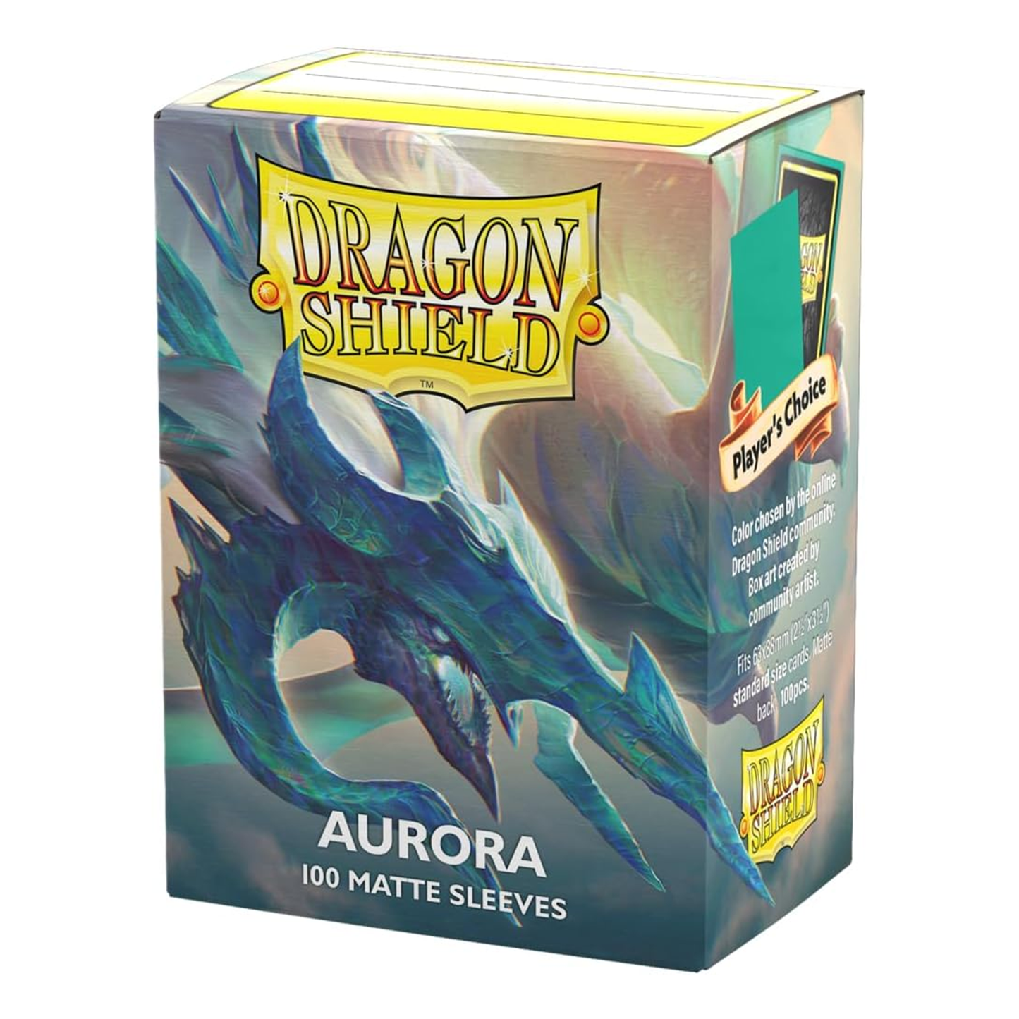 Dragon Shield | Standard Size Card Matte Sleeves | 100 - Smooth & Tough Premium TCG Sleeves - Aurora  Matte