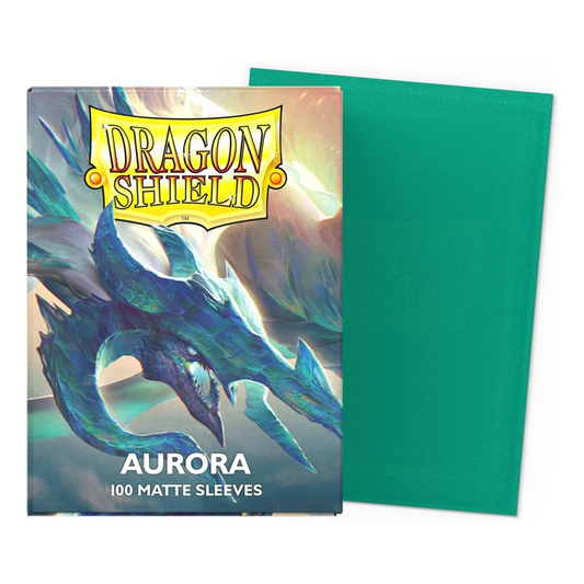 Dragon Shield | Standard Size Card Matte Sleeves | 100 - Smooth & Tough Premium TCG Sleeves - Aurora  Matte