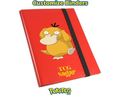 Custom 9 Pocket Trading Card Binder – Personalized Multi-Color Album with Strap