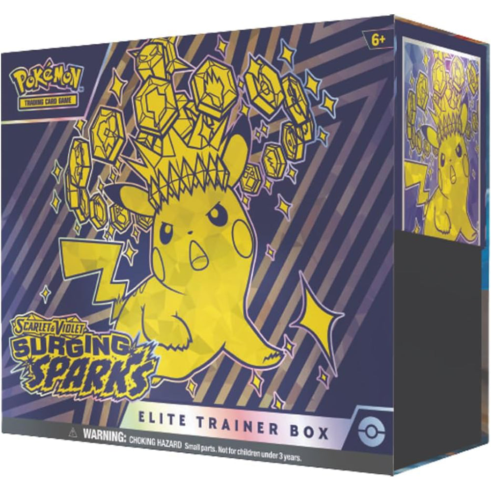 Pokémon TCG Surging Sparks Pokémon Center Exclusive Elite Trainer Box – Sealed