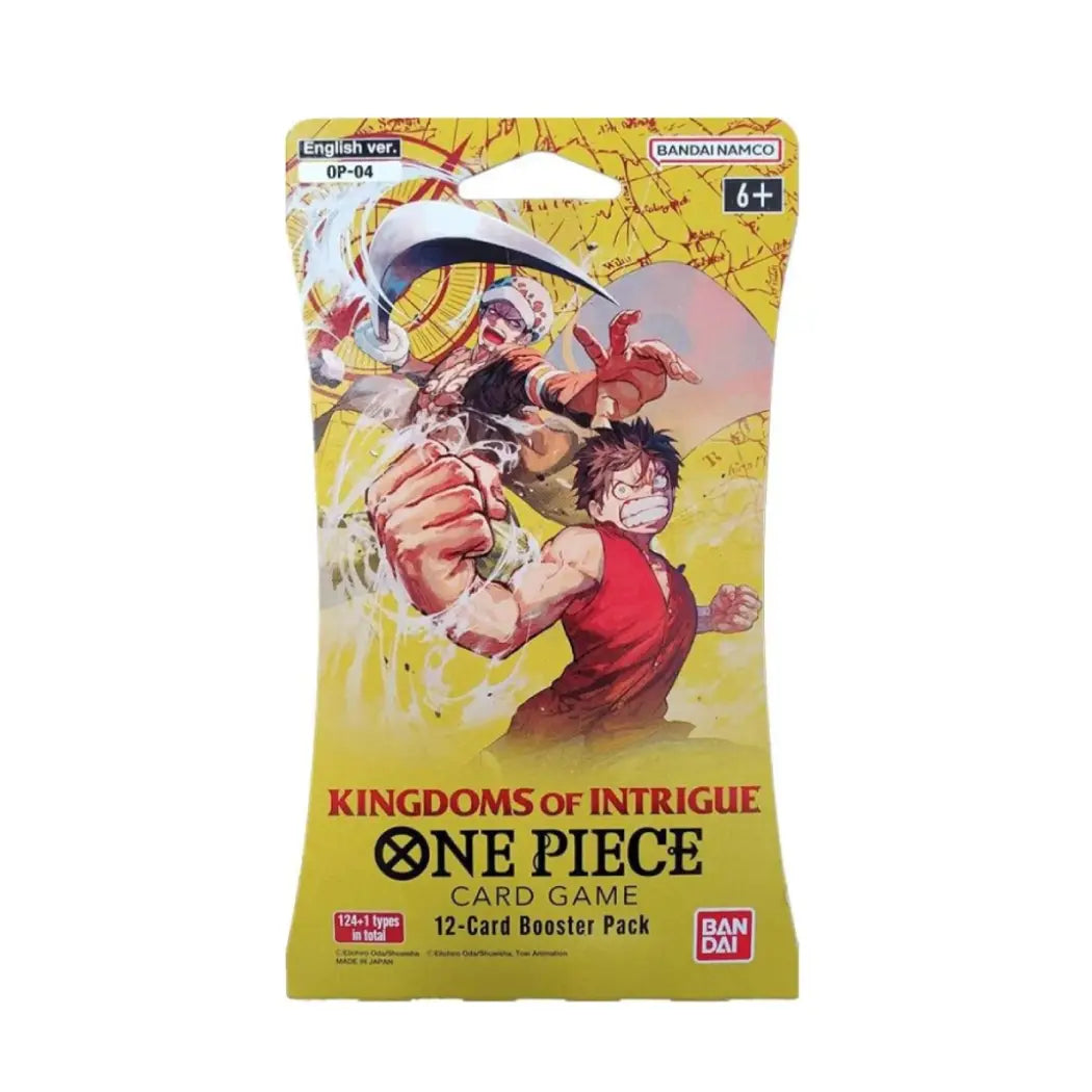 ONE PIECE Card Game OP-04 Kingdoms of Intrigue Sleeved Booster Pack | English
