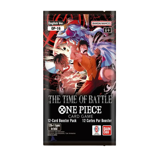 One Piece Card Game THE TIME OF BATTLE OP-16 English Sealed Booster Pack